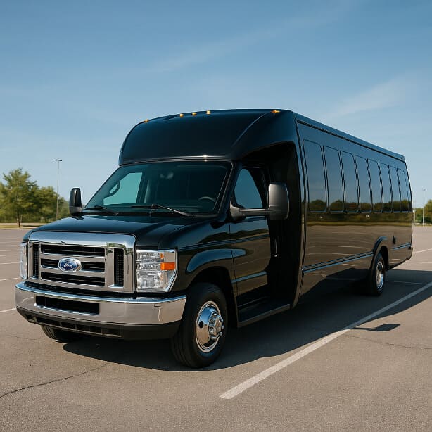 Fort Wayne Shuttle Bus Rentals 18 Passenger Shuttle Bus